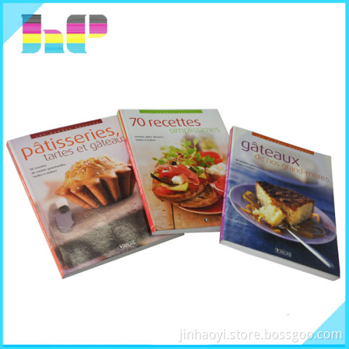 Offset hardcover book manufacturer, high quality hardcover cook books printing